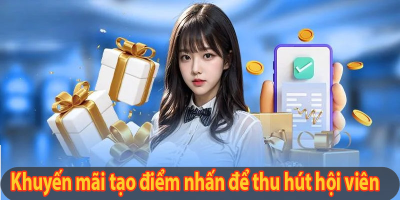 Khuyến mãi tạo điểm nhấn để thu hút hội viên